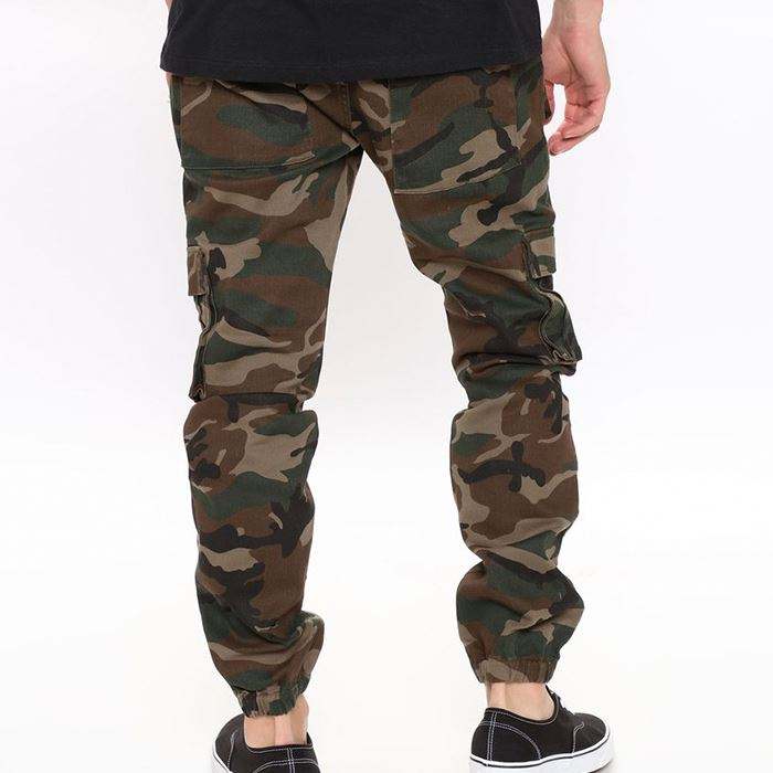 Men Joggers Sweatpants Camo Printed Cargo Jogger Pants