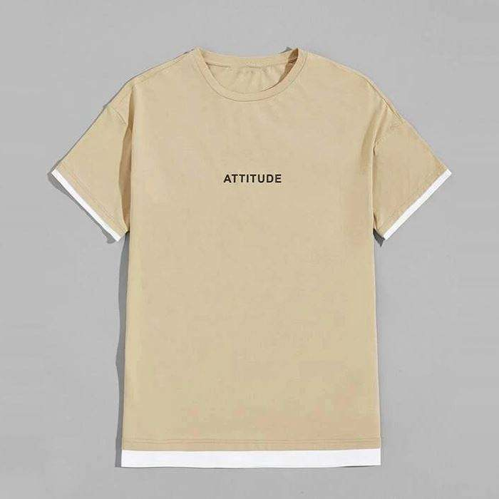 Wholesale Fashionable Tshirt Short Sleeve Round Neck Men Printed Tshirt