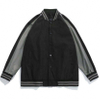 OEM Manufacturer Custom High Quality Knitted Casual Oversized Sweatshirts Baseball Uniform Coat Jacket