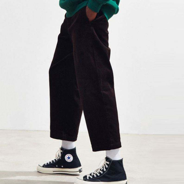 OEM Factory Custom Black Corduroy Skate Chino Pant