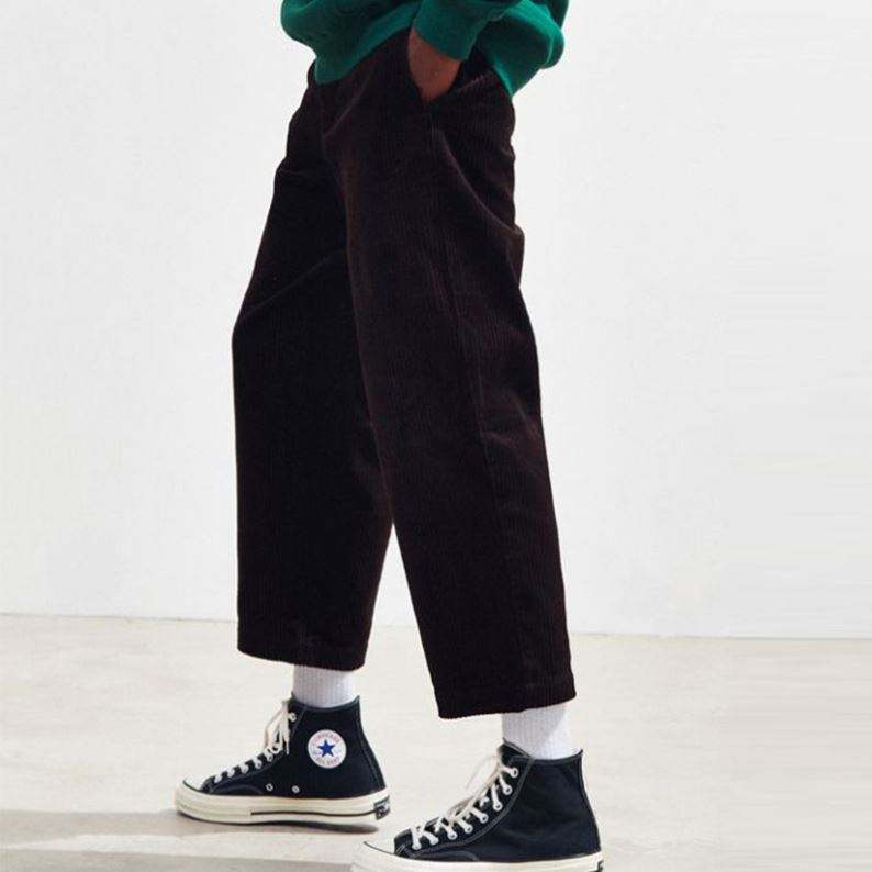 OEM Factory Custom Black Corduroy Skate Chino Pant