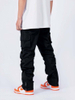 OEM Manufacturer Quality Export Custom Logo Track Pants Drawstring Elastic Waist Zip Jogger Trousers Nylon Cargo Pants For Men