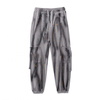 OEM Manufacturer Custom Polyester Cotton Mens Printed Logo Jogger Sweatpants Men Color Block Cargo Custom Pants Men
