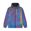 OEM Manufacturer Custom Men Long Sleeve Zip Up Waterproof Windbreaker Rainbow Reflective Sport Jacket