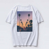 Wholesale High Quality Vintage T Shirt Custom Tropical Printed Summer Short Sleeve Men Graphic T Shirts