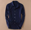 OEM Manufacturer Customized Thin Flax Long Sleeves Casual Shirts Plus Size Men Custom Shirts