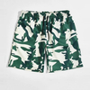 Custom Allover Camo Printed Track Shorts Mens Drawstring Waist Summer Shorts