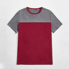Hot Selling Premium Summer Mens Quality T Shirt Fashion Short Sleeve Color Block Men Blank Tshirts