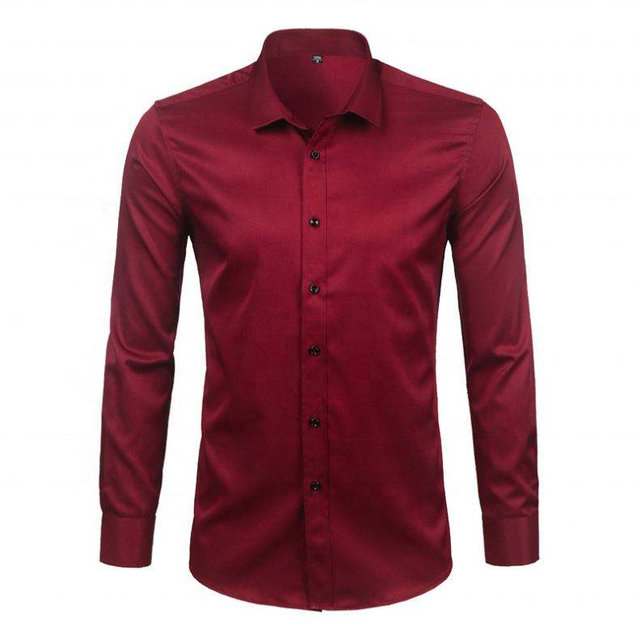 OEM Manufacturer Custom Men Clothing Anti-Pilling Breathable Printed Sustainable Cotton Bamboo Fiber Shirts