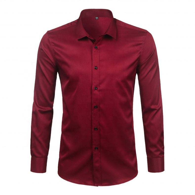 OEM Manufacturer Custom Men Clothing Anti-Pilling Breathable Printed Sustainable Cotton Bamboo Fiber Shirts