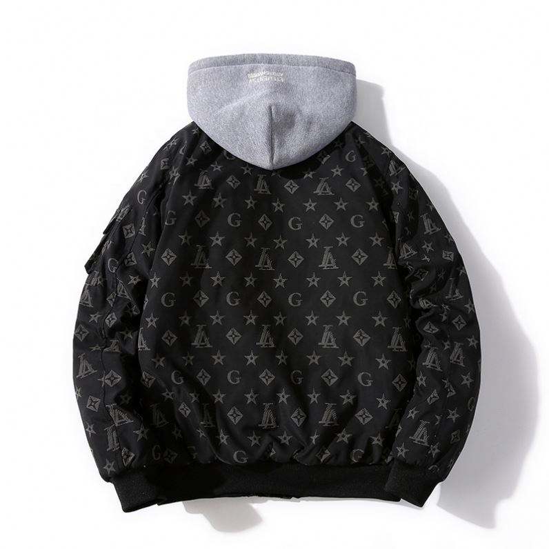 Oem Manufacturer Autumn And Winter Thickened Reflective Letters Baseball Uniform Cotton Men Women Bomber Jacket