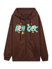 OEM Manufacturer Wholesale High Quality Zip Up Men Fashion Puff Print Hoodies Custom Logo Printed Bulk Hoodies Drawstring