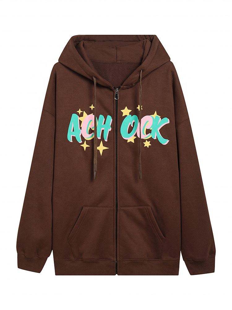 Výrobce OEM Velkoobchod vysoce kvalitní zip Up Men Fashion Puff Print Miiodies Custom Logo Printed Bulk Miapoties šňůra