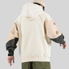 OEM Manufacturer Custom Unisex Cotton Color Block Pullover Tech Fleece Men's Hip Hop Oversized Hoodies