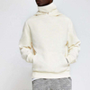 OEM Manufacturer Custom Thick Fleece Mens High Collar Cover Blank Hoodie Pullover Wholesale