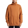 OEM Manufacturer Custom High Quality Cotton Fleece High Collar Oversized Drop Shoulder Sweatshirt Pullover Hoodies