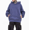 Pengilang OEM Custom Heavyweight Cotton 460gsm Perancis Terry Contress Stitching Hoodies Dengan Butang Hood