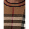 OEM Manufacturer Custom Fashion Sweatshirt High Quality Long Sleeve Crew Neck Brown Plaid Sweater For Men