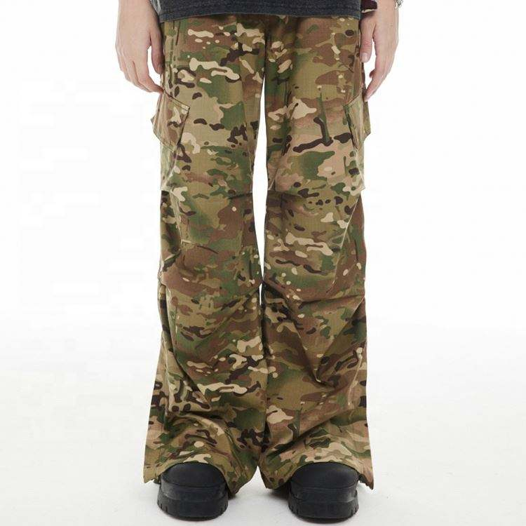 OEM Manufacturer High Quality Factory Customized Pants Camouflage One Piece Thin Casual Men Slim Pants Sports Pants