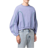 OEM Manufacturer Custom Men Oversized Cotton Contrast Stitching Crewneck Sweatshirt Drop Shoulder Hoodie Pullover