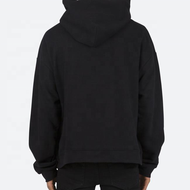 OEM-fabrikant op maat gemaakte heren katoenen streetwear oversized drop-shoulder strass hoodies