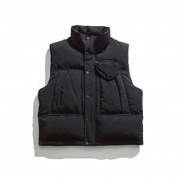 Oem Manufacturer Customized Solid Men's Coat Casual Loose Vest Plus Size Jacket