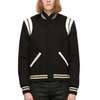 Oem Manufacturer Custom High Quality Bomber Wholesale Men Black Baseballs Jacket