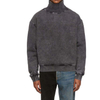 OEM Manufacturer Custom Cotton Vintage Washed Fade High Collar Oversized Snow Washed Sweatshirt For Men
