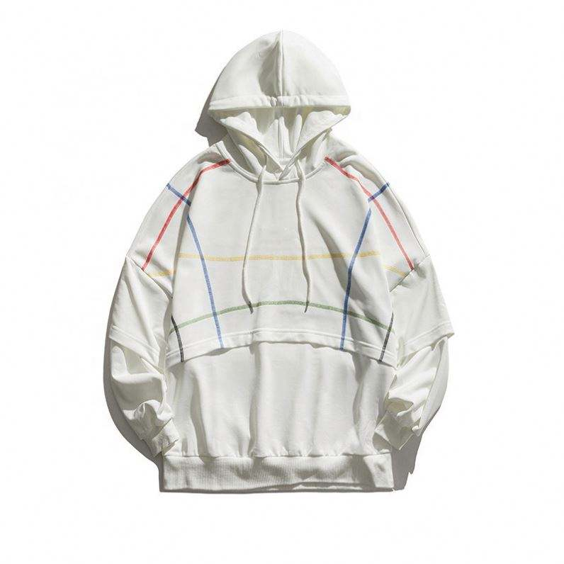 OEM Manufacturer Custom Logo Wholesale New Style Destroyed Fray Cut Hem Men's Hoodie Hip Hop Broken Hole Designer Hoodies