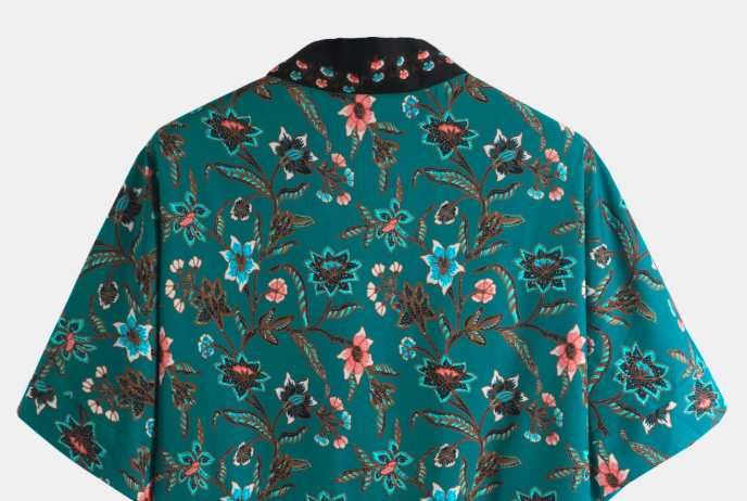 OEM Manufacturer Customized Thin Men Clothing Set Beach Printing Cardigan Shirts And Shorts Casual Men Short Set