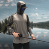 Microfiber Performance Polyester Quick-dry Facemask Protection Long Sleeve Fishing Hoodie