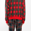 Výrobca výrobcu OEM Veľkoobchod 100% bavlna Red Plaid Mens Custom Hoodies