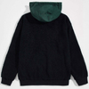 OEM Manufacturer Custom Men's Clothing Fleece Cotton Half Zipper Patchwork Hoodies Pullover Sweatshirt With Big Cargo Pockets