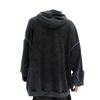 Custom Men Oversized Acid Wash Contrast Stitch Hoodie