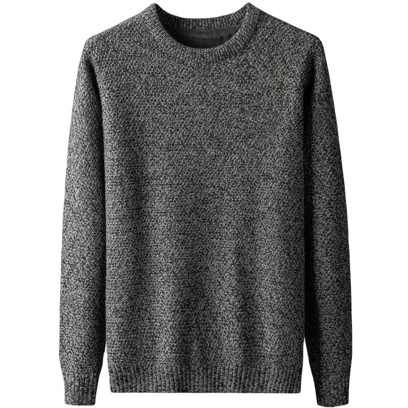 사용자 정의 로고 패턴 가을, 겨울 남성 스웨터 라운드 넥 스웨터