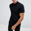 Gold China Supplier Custom Blank Black Cotton Mens Slim Fit Polo T Shirt