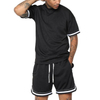 OEM Factory Custom Color Men Blank 2 Piece Short And T Shirt Set