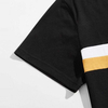 Men Summer Shorts Set Short Sleeve Striped T Shirt And Shorts Two Piece Sets