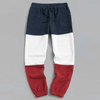 Custom Logo Tracksuit Color Block Corduroy Two Piece Sets Men Jogging Tracksuit