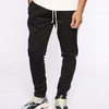 Custom Men Jogger Sweatpants Reflective Striped Side Drawstring Waist Mens Sewatpants