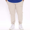High Quality Cargo Pants Solid Color Elastic Drawstring Waist Men Jogger Sweatpants
