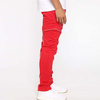 Wholesale Piping Detail Drawstring Waist Mens Track Pants