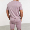 Men Tracksuit Set Short Sleeve T Shirts & Shirts Set Summer Two Piece Shorts Set
