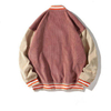 Fabricantes Fashion Fashion Streetwear Chaqueta de béisbol Botón en la parte delantera de la camisa de bombardero de pana gruesa delantera