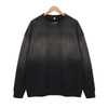 400Gsm Vintage Gradient Color Streetwear Crewneck Retro Custom Logo Men's Hoodie Sweatshirt For Men