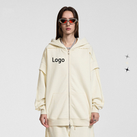 90988+90989 China Custom 450 Gsm Zip Up Hoodie Manufacturers