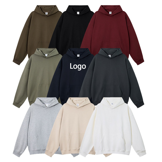 23839 French Terry Heavy 400gsm Boxy Oversized Hoodie Wholesale Blank Brands Manufacturer