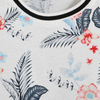 Custom Stripe Tropical Printed Men T Shirt Crew Neck Short Sleeve Men's Digital Printing T-Shirts