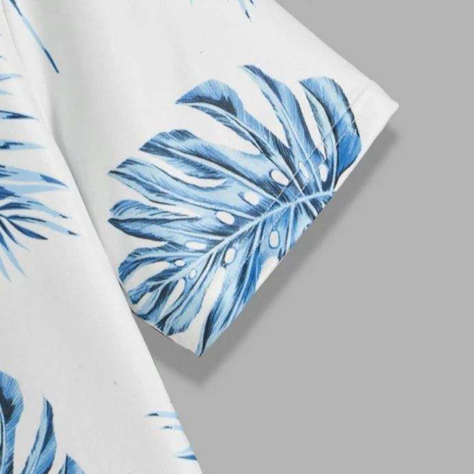Hot Sale Wholesale Custom Allover Tropical Printing T Shirt Short Sleeve Crew Neck Men's Digital Printing T-Shirts