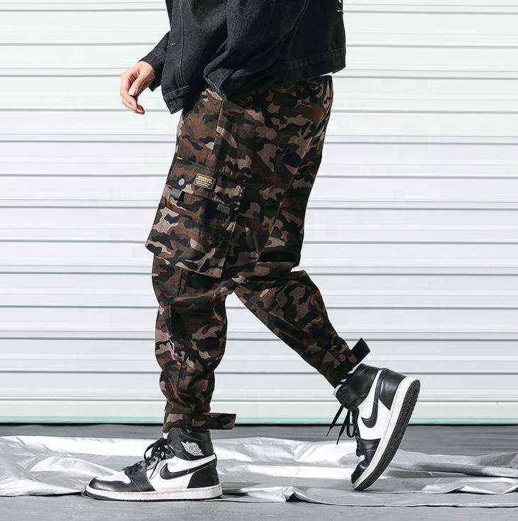 OEM Manufacturer 2022 Custom Mens Clothing Tactical Pants Multi Pockets Hip Hop Cargo Pants